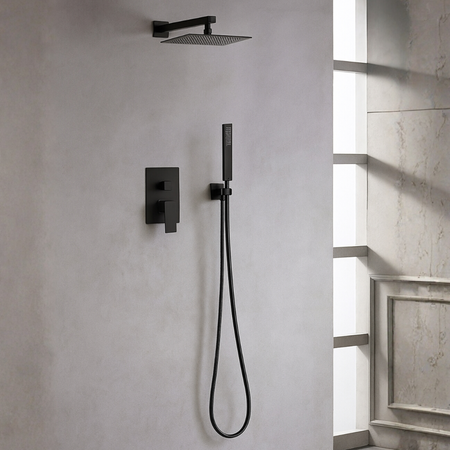 Balneo Cascade Duscharmatur 3er Set schwarz