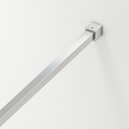 Duschwand Beira Chrom 80 cm