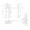 BALNEO Duschablage MARELLO BLACK