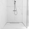 Fallstange Balneo gun metal für Glas rechts 170 cm
