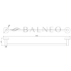 Balneo Qube inox Kleiderbügel Modell 1