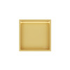 Balneo Wall Box LED Einbauregal Gold 30 x 30 x 10 cm