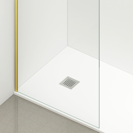 Duschwand Beira Gold 60 cm