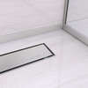 Balneo Gefälleleiste Edelstahl für Glas links 170 cm
