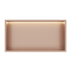 Balneo Wall Box LED Einbauregal Kupfer 60 x 30 x 10 cm