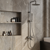 Balneo Cascade Brausebatterie-Set 1 gun metal