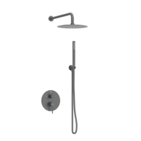 Balneo Cascade Brausebatterie 2er-Set aus Rotguss