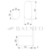 Balneo Qarx Goldhaken Modell 1