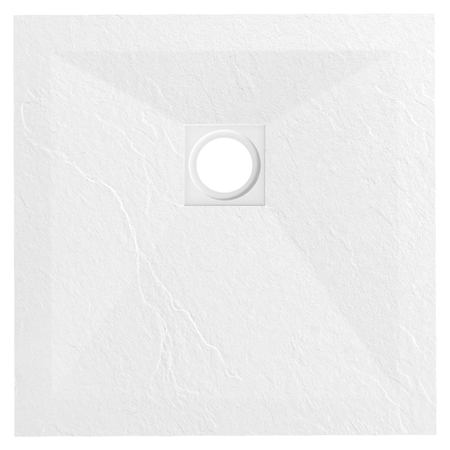 Verbundduschwanne Balneo Stone Tray 80 x 80 x 2,5 cm weiß flach quadratisch