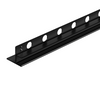 Balneo Gefälleleiste Schwarz für Glas rechts 120 cm