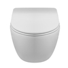Balneo Vorwand-WC-Set Fix-Frame Low mit weißer WC-Schüssel Luna Tornado
