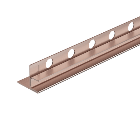 Balneo Gefälleleiste Kupfer für Glas links 120 cm