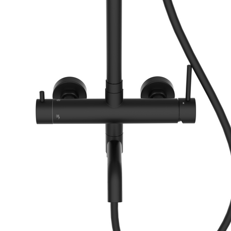 Balneo Cascade Brausebatterie-Set 1 schwarz