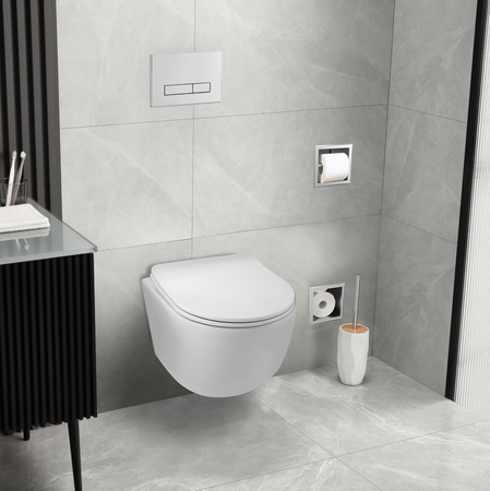 WC-Spültaste Balneo Lxo Chrom