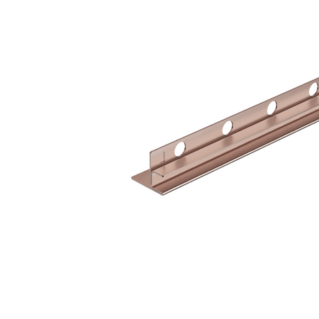 Balneo Gefälleleiste Kupfer für Glas links 170 cm