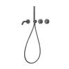 Badewannenarmatur Balneo Cascade Modell 3 Gun Metal
