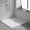 Komposit-Duschwanne Balneo Stone Tray 90 x 90 x 2,5 cm weiß flach quadratisch